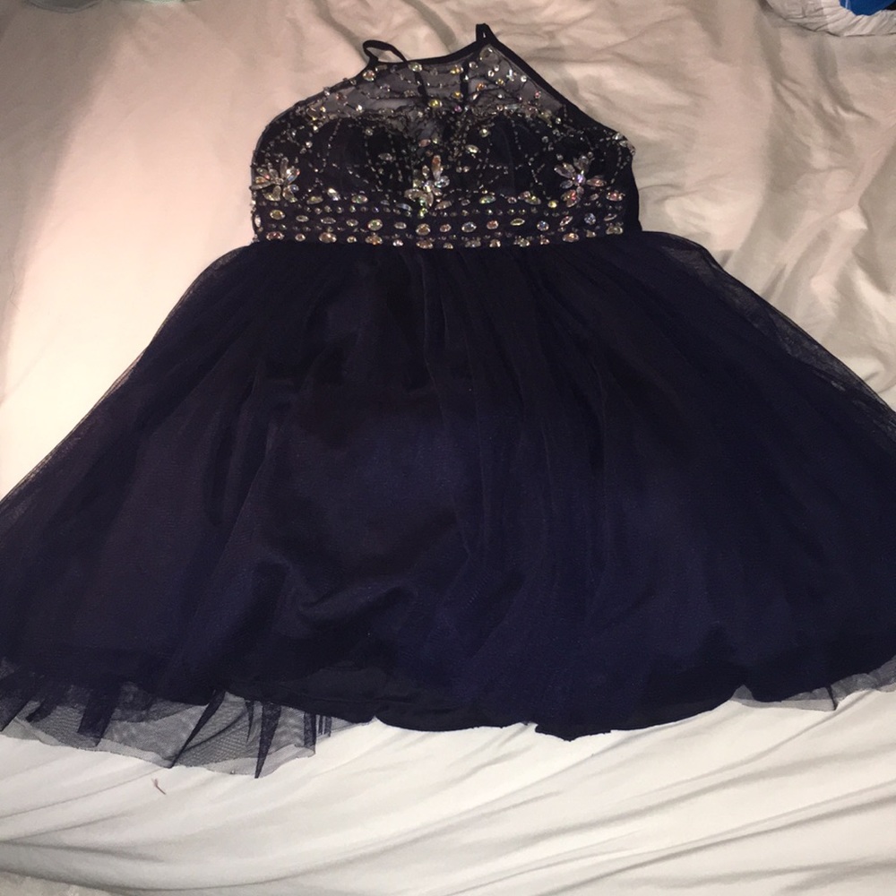 Beaded hoco or prom dress. Size 5/6
